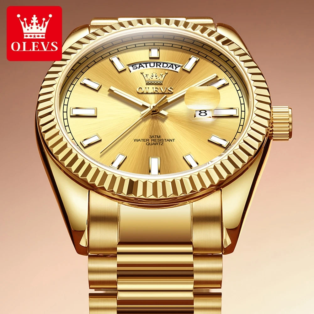 OLEVS 5650 Men's Luxury Quartz Watch