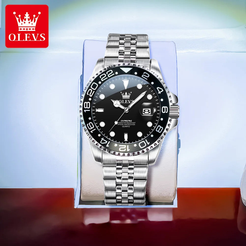 OLEVS 5657 Men's Stainless Steel Watch