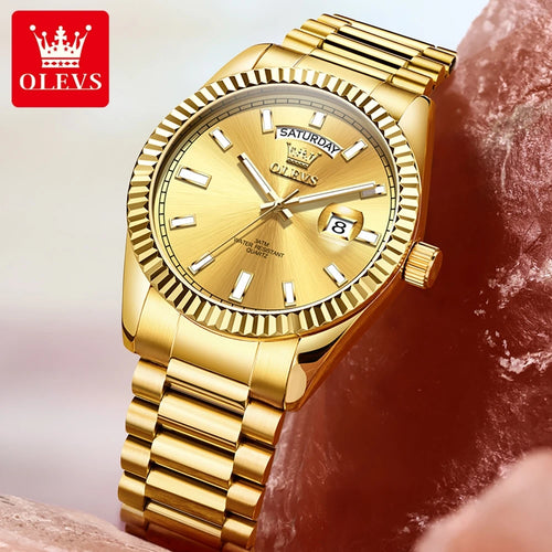 OLEVS 5650 Men's Luxury Quartz Watch
