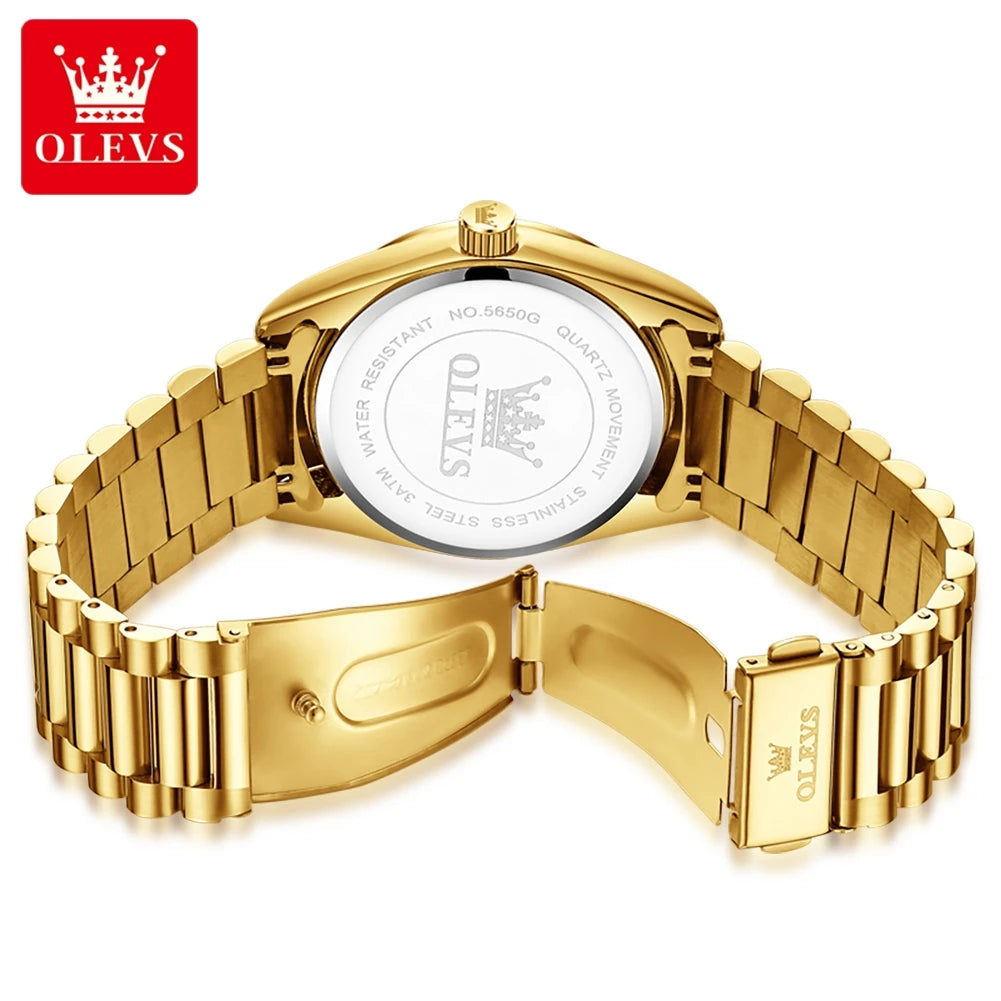 OLEVS 5650 Men's Luxury Quartz Watch